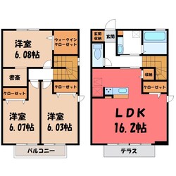 エルタウン C棟の物件間取画像